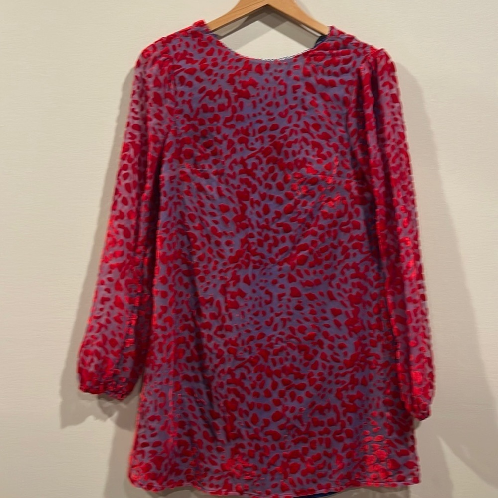 House Of Harlow 1960 X Revolve Shawna Shift velvet velour jacquard Dress xs